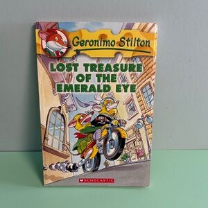 Geronimo Stilton The Lost Treasure of Emerald Eye Book, Kid Book Reading Age 6+